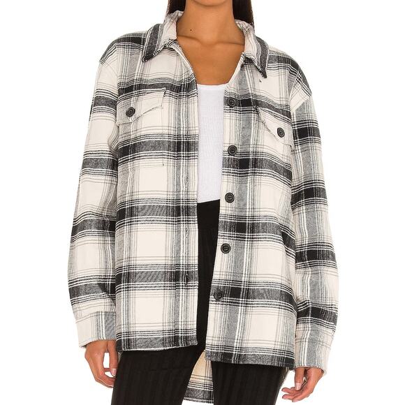Sanctuary Moonstone Plaid The Schacket Jacket Size 1X - Picture 1 of 10
